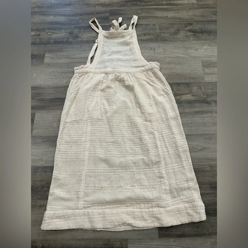 Free People Good For The Soul Pinafore Midi Dress - Picture 3 of 8